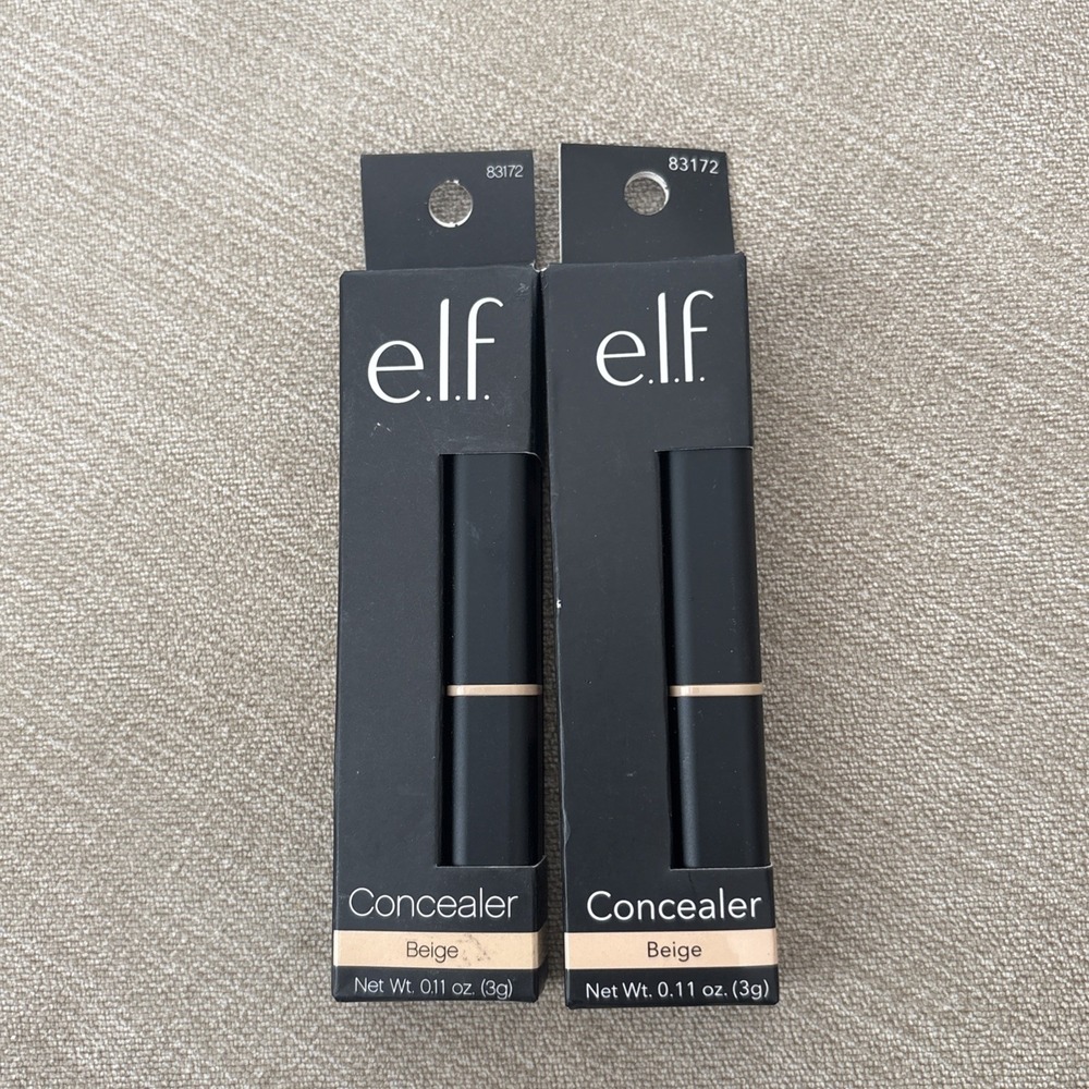 e.l.f. Concealer Creamy Lightweight Stick # Beige Discontinued SEALED pack of 2